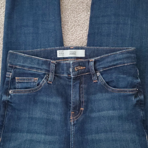 Topshop Moto Jamie jeans high-rise ankle (W26/L30) - Picture 3 of 7